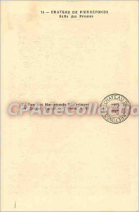 Old Postcard Chateau de Pierrefonds Preuses Hall