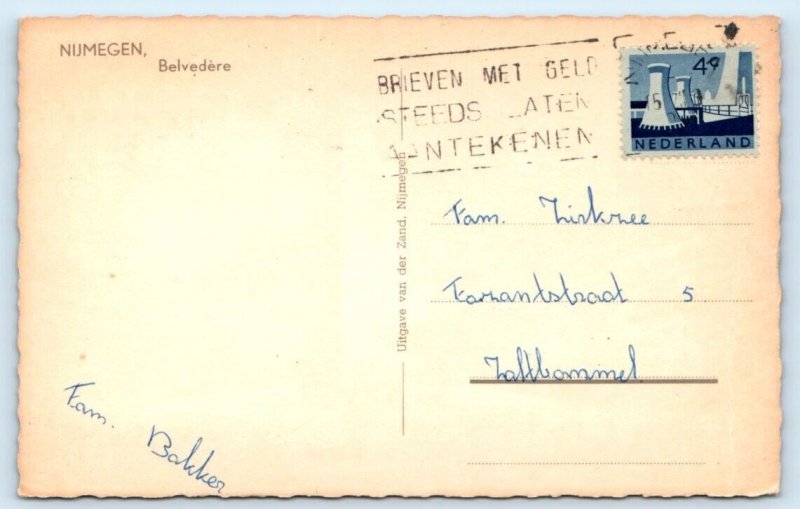 Nijmegen Belvédère watchtower NETHERLANDS Postcard