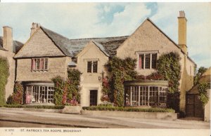 Worcestershire Postcard - St Patrick's Tea Rooms - Broadway - Ref 3328A