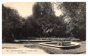 France  Chateauroux   le Jardin public, Le Parterre