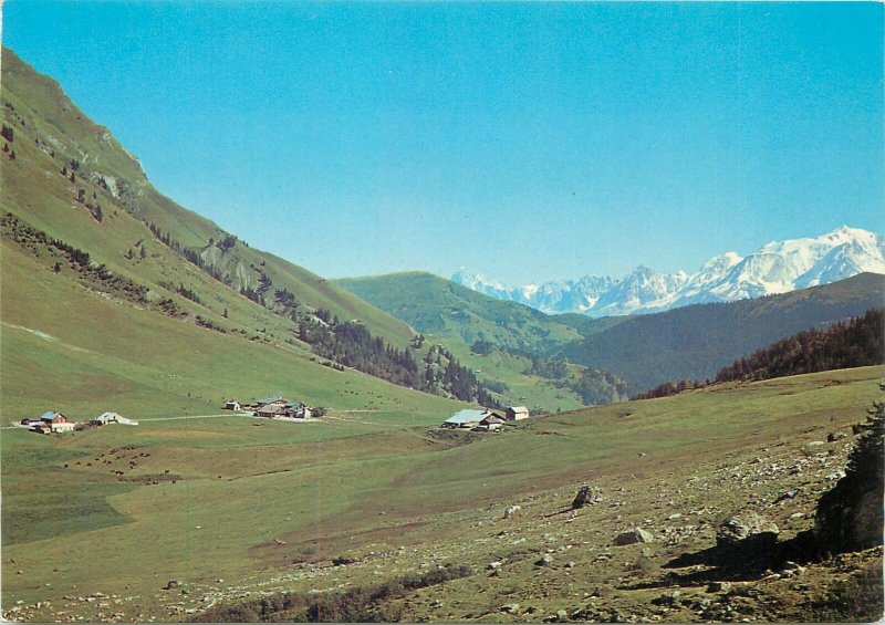 Postcard France la clusaz haute savoire alt 1040 aravis mont blanc