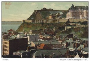 Bird's Eye View, Quebec, Canada, 1900-1910s