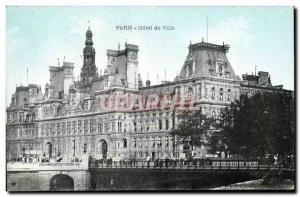 Paris - 4 - City hotel - Old Postcard