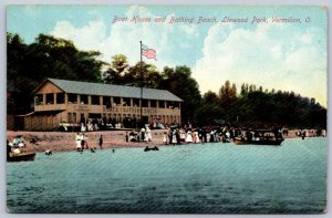 K49/ Vermilion Ohio Postcard c1910 Lake Erie Boats Beach Linwood Park 94