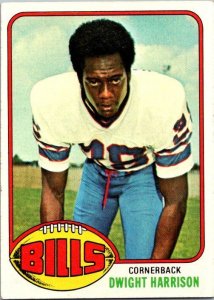 1976 Topps Football Card Dwight Harrison Buffalo Bills sk4250