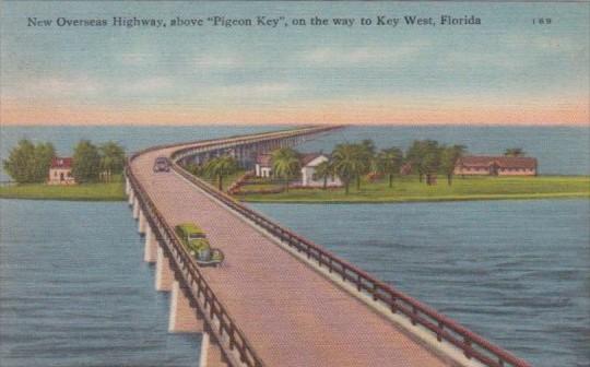 Florida Overseas Highway Bridge At Pigeon Key In The Florida Keys