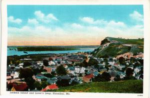 HANNIBAL MISSOURI JACKSON ISLAND LOVERS LEAP