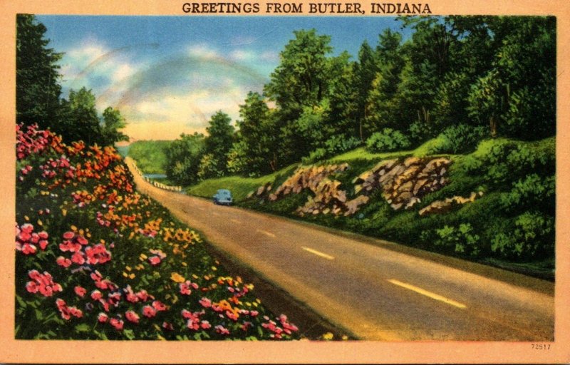 Indiana Greetings From Butler