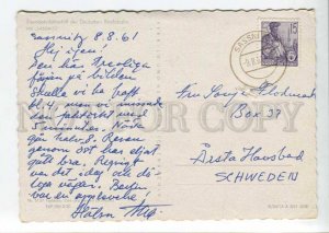 402142 GERMANY GDR ship Sassnitz Old RPPC sea shipping post