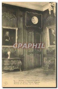 Old Postcard Musee Carnavalet Woodwork of age Chene Regenee Mariette A portra...