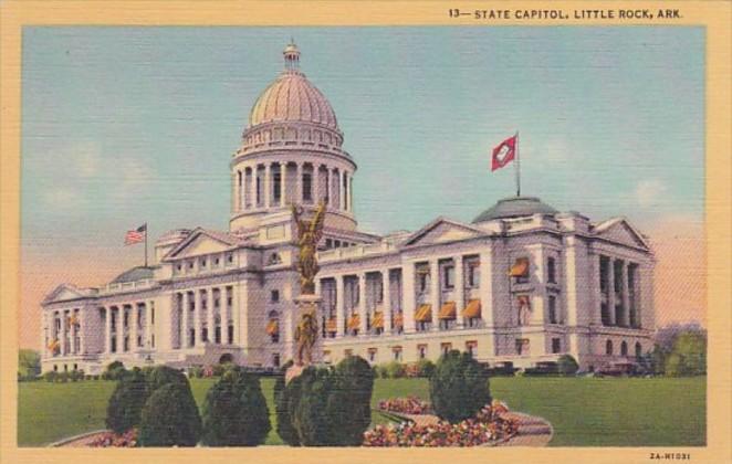 Arkansas Little Rock State Capitol Building Curteich