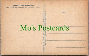 France Postcard - Paris Et Ses Merveilles - Arc De Triomphe    RS25890  