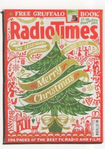 Radio Times Christmas 2011 Issue Magazine Postcard