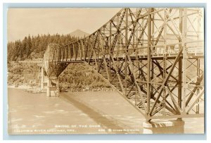 c. 1920 RPPC Bridge Of The Gods Columbia River Highway Postcard F91