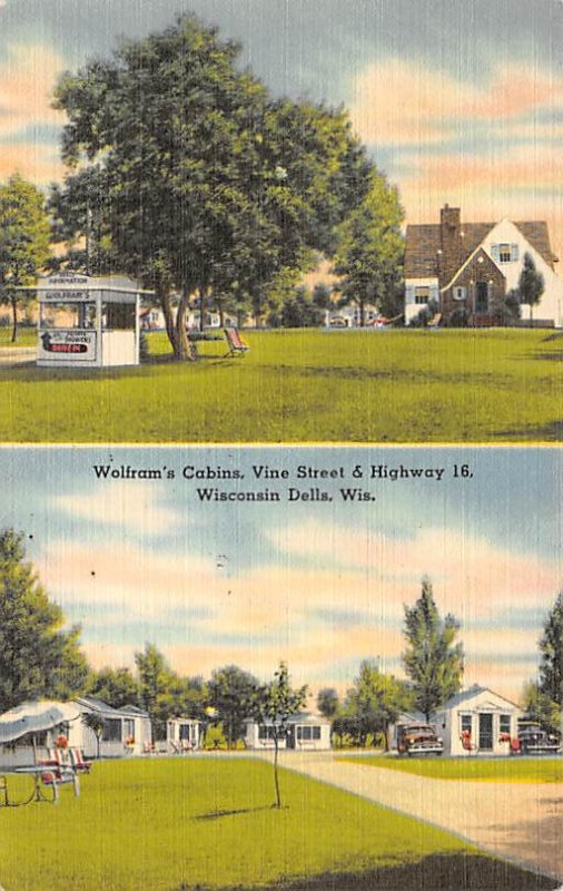 Wolfram's Cabins Vine Street And Highway 16 Wisconsin Dells WI 