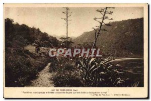 Postcard Old Port Cros Island Var La Fee Port Cros