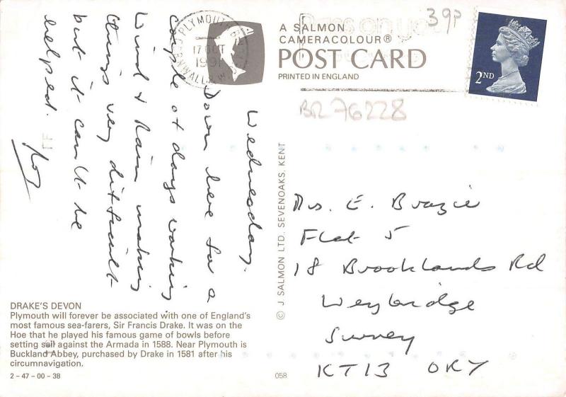 BR76228 drake s devon  uk