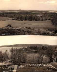 Norway Torpa Oppland county unit of 2 real photo postcards