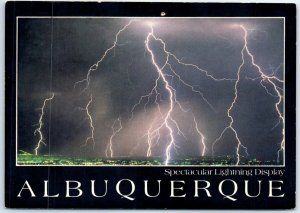 Postcard - Spectacular Lightning Display - Albuquerque, New Mexico