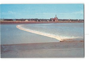 Moncton New Brunswick Canada Vintage Postcard The Tidal Bore