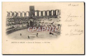 Old Postcard ARENES D'ARELES Racing Bulls ND phot