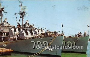 Navy Ships Open to Public, Navy Pier Chicago, Illinois 1961 light postal mark...