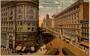 Market Street looking East from Powell San Francisco 