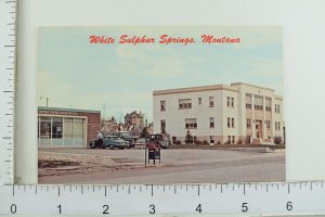 Vintage White Sulphur Springs, Montana Postcard P47