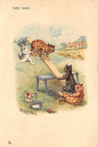 Raphael Tuck & Sons #1260 Artist Louis Wain 1905 