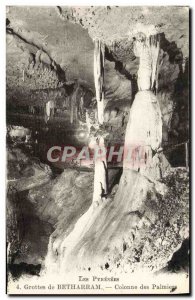 Old Postcard Caves Betharram Column Des Palmiers