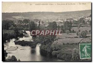 Postcard Old Saint Amand Vue Prize rock