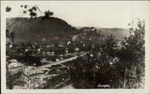 Laupen Switzerland Gen View 1925 Real Photo Postcard spg