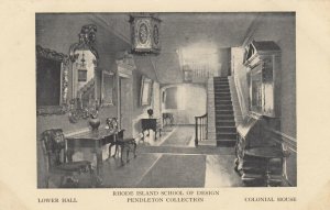 PROVIDENCE , R.I., 1910s ; School of Design, Lower Hall , Colonial House