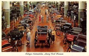 Antique Automobiles, Henry Ford Museum, Dearborn, MI Cars 1950s Vintage Postcard