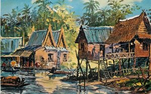 Postcard Bangkok Thailand 1950s The Homestead Kosulvatna 159 23-5001