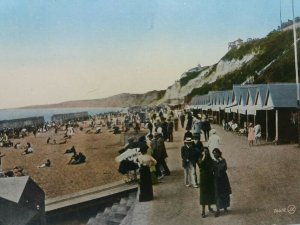 The Bungalows West Cliff Bournemouth Vintage Postcard c1920 VGC