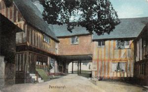 PENSHURST KENT UK TIMBER FRAMED BUILDINGS SHUREY'S FINE ART SERIES POSTCARD