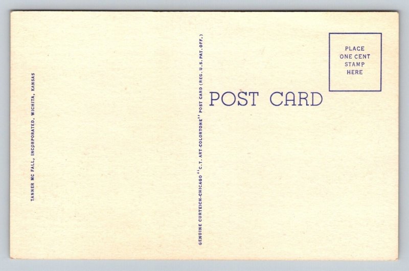 Riverside Park   Wichita  Kansas  Postcard