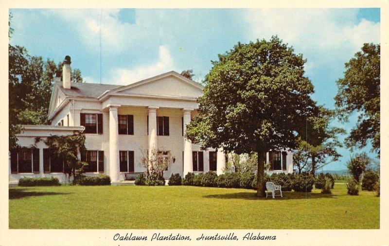 Huntsville Alabama Oaklawn Plantation 1920 Postcard Hippostcard