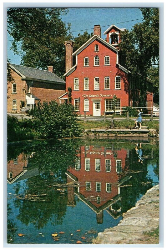 c1960's Old Factory on Pocket Knife Square Lakeville Connecticut CT Postcard 