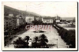 Old Postcard Bastia Place Nicolas