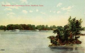 CT - Hartford. Dog Island and Connecticut River