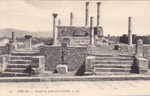 Tunisia Ruines Romaines de Timgad Temple du genie de la Colonie