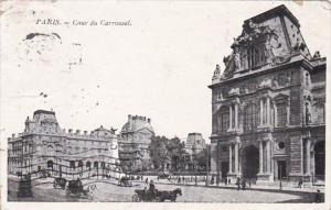France Paris Cour du Carrousel 1910