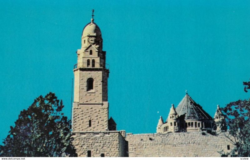 JERUSALEM, Israel, 1950-60s ; Tower of the Church of the Dormition