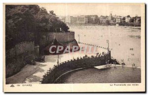 Old Postcard Dinard Promenade des Ailies