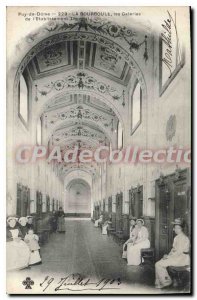 Old Postcard Puy de Dome La Bourboule the galleries of the Etablissement Thermal