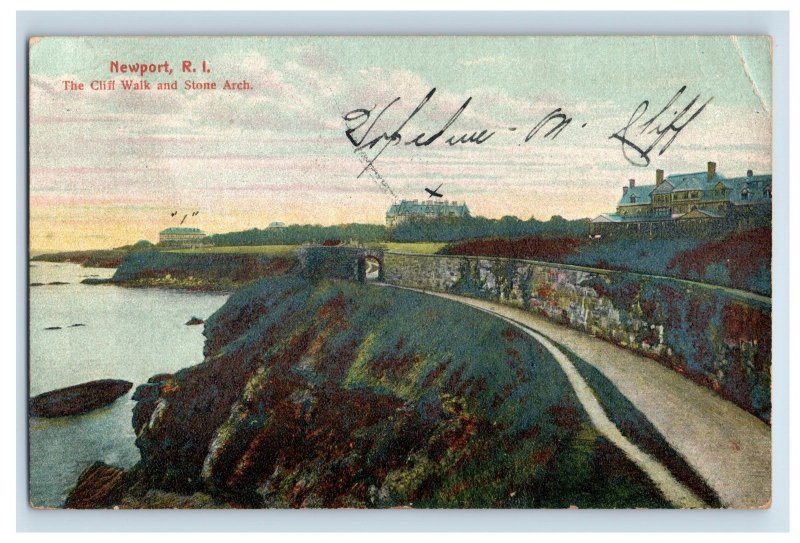C. 1900-07 Newport R.I. RPPC Real Photo Postcard P213E