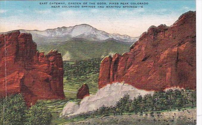 Colorado East Gateway Garden Of The Gods