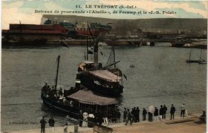 CPA AK TRÉPORT Bateaux de promenade ABEILLE et J - B POLET SHIPS (704291)